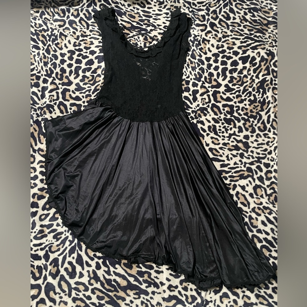 gothic asymmetrical dress